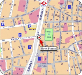 Гостиница HOTEL FORNOS - Barcelona  Барселона
